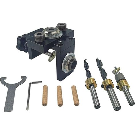 3-in-1 Woodworking Tool - Furniture Punch Locator - Hole Opener - Pliers-Free - Round Wood Tenon Tool (1/5)