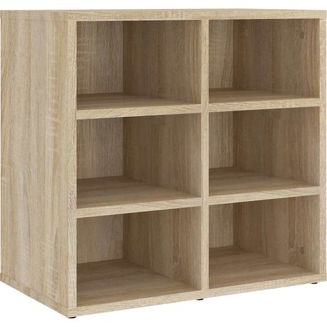 Maison Exclusive - Zapatero color roble Sonoma 52,5x30x50 cm (1/5)
