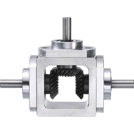90°-Winkel-Kegelrad, doppelt reversibel, Übersetzung 1:1, 20 Zähne, 6 mm Welle (1/5)