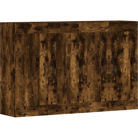 Maison Exclusive - Armarios de pared 2 uds madera de ingeniería r (1/5)