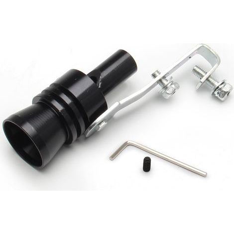 Lntyq Sifflet Universal Alliage d'aluminium Turbo Fabricant Tuyau d'échappement Tuyau d'échappement surdimensionné Simulateur de rugissement de la voiture Sound Auto Fuyal Sifflet Accessoires (1/5)