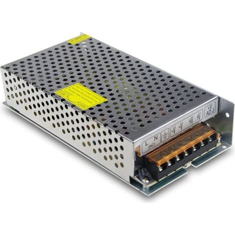 Transformador de fuente de alimentación con interruptor de 12 V CC, 15 A, 180 W, adaptador convertidor de conmutación de 110 V CA/220 V a 20 A para LED (15 A) (1/3)