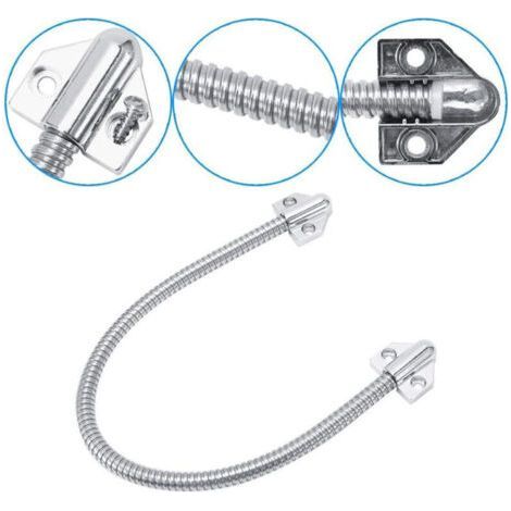 Lntyq Gaine de protection flexible pour câble de porte blindé avec extrémités 400 mm x 11,2 mm Blanc (1/5)