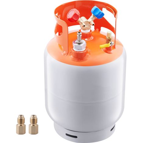 Bouteille de récupération de réfrigérant 13,6 kg avec interrupteur à flotteur