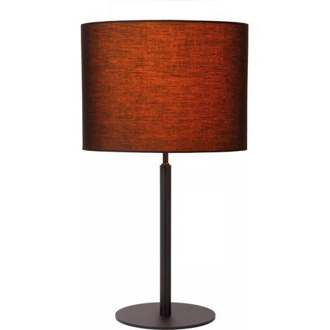 Lampe de table Maya abat-jour noir/doré E27 Lucide (1/3)