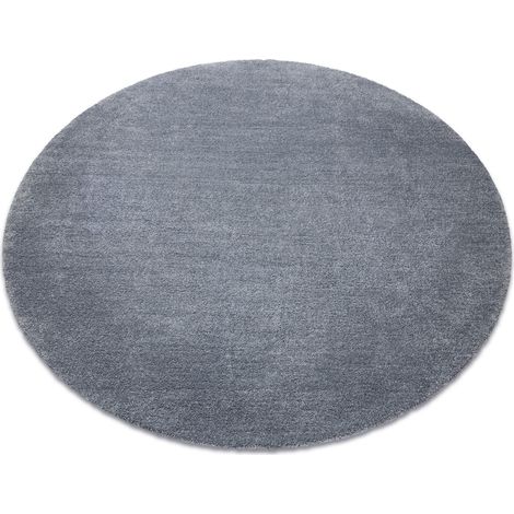 Modern washing carpet LATIO 71351070 circle grey grey round 80 cm