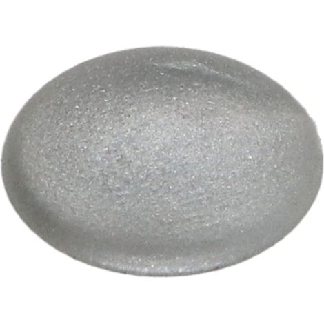 Cache tête de vis TORX T20 Diamètre de tête: 12 Polyéthylène RAL9006 aluminium blanc - 50 pièces (1/4)
