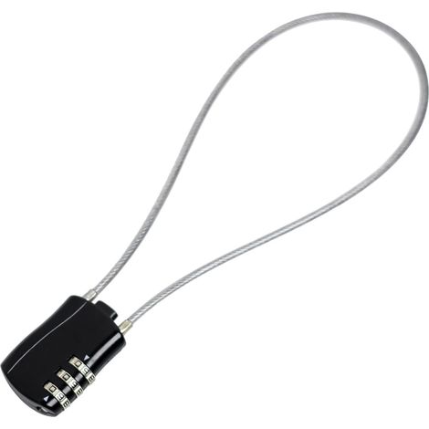 Cadenas à Câble Rétractable, Cadenas à Câble Antivol, Cadenas à Combinaison Numérique avec 40 cm Câble Cadenas antivol pour Moto, Vélo, Valises