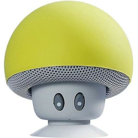 Tête de champignon portable Bluetooth haut-parleur (jaune), Ensoleillé (1/5)