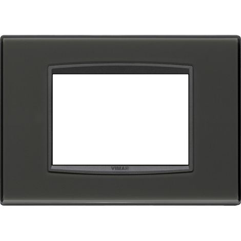 Placca Classic 3M Reflex antracite Eikon vimar 20653.42