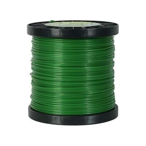 Runder Trimmerfaden, hochdichtes Nylon, 3 mm – Länge 120 m – Abriebfest für den harten Einsatz (1/3)
