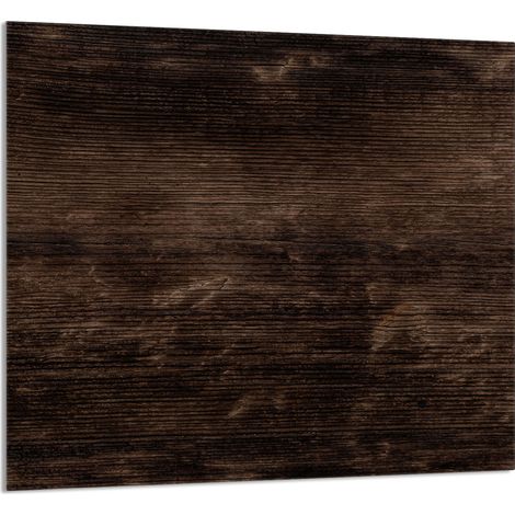 Panneau de verre pour la cuisine 65x60 Bois (1/5)