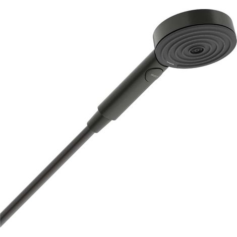 Hansgrohe Pulsify Select S - Soffione doccia, 3 getti, EcoSmart, cromo nero spazzolato 24111340 (1/3)