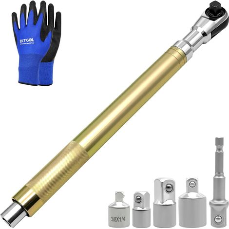 Clé d'Extension Déportée Carré 1/2" pour Cliquet à Choc (1/5)