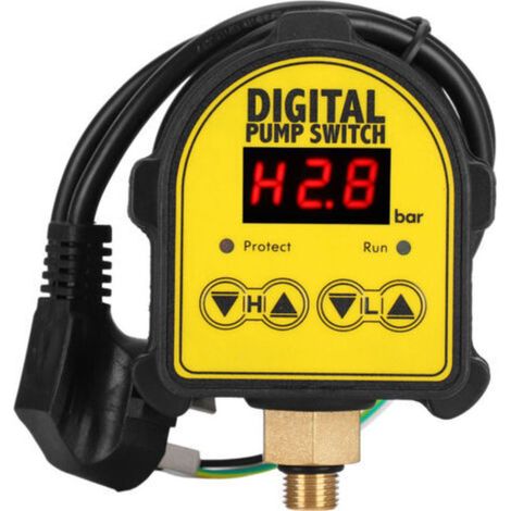 Interrupteur De Pression Électronique - 220 V AC 10 A - Plage 0 À 10 Bars - IP66 - Pour Pompe À Eau De Douche - 1 Pièce (1/5)