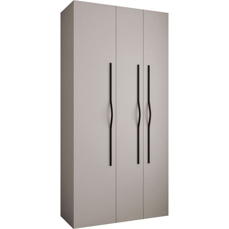 Armoire Hartford 563, Cachemire, 246x120x52cm, Portes d'armoire: Avec des charnières, Nombre d'étagères: 6 (1/5)