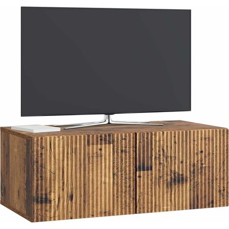 Maison Exclusive - Wandmontierter TV-Schrank Altholz 78,5 x 41 x