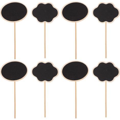 Small Black Kreidetafeln 20 Stück mit Stab aus Kunststoff (1/5)