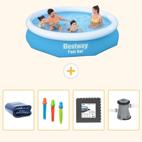 Bestway Bestway Fast Set Ronde - 305x66 cm - 5-pièces S3 (1/5)