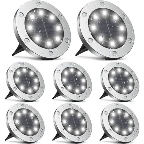 de lampes solaires d'extérieur LED projecteurs étanches pour terrasse route Lot 8 IP65 (1/4)