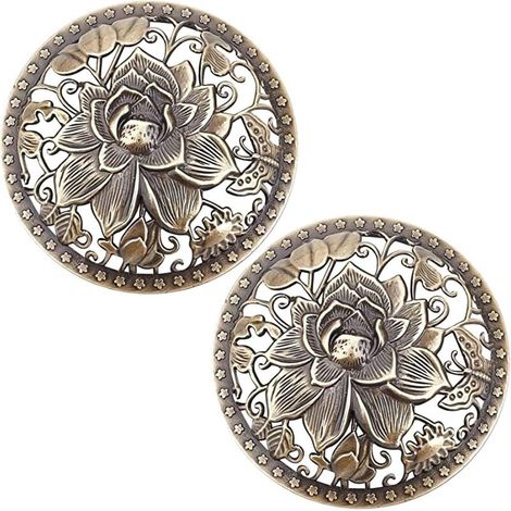 Lotusförmige Duftkerzendeckel, blütenförmige Bronzedeckel, Einmachglasdeckel, Kerzenhalter aus Bronzelegierung, Lampenschirmüberzüge, Accessoires