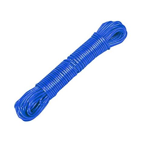 4U-Onlinehandel 15 m Cuerda para tender ropa de cable de acero con recubrimiento cuerda cuerda cuerda
