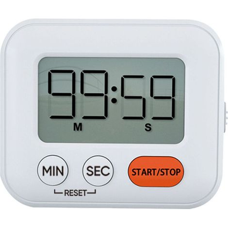 Minuteur Cuisine Minuteur Enfant, Time Timer avec Interrupteur d'alimentation, Adaptée à Diverses Occasions Telles que Cuisine, Pâtisserie, Sport, Examens, Jeux, etc