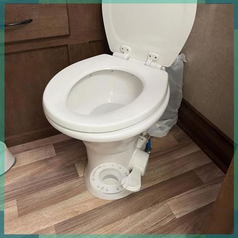 1 Kit de Remplacement Joint Toilette, Plastique ABS, Matériau Composite, Étanche, pour Camping-car et Salle de Bains (1/4)