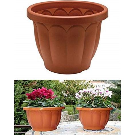 Pot En Plastique Classique De 50 Cm De Diamètre Pour Plantes D'extérieur Fleurs