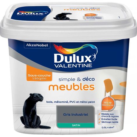 Peinture De Rénovation Simple & Deco Meubles Satin Macaron Glacé 0,5 L - Dulux Valentine