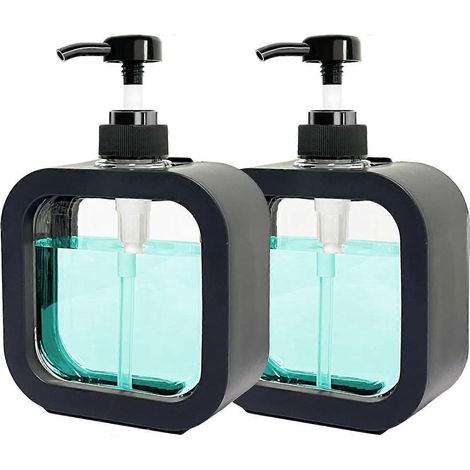 Filiyano-Flacon-pompe vide, distributeur de détergent, distributeur de shampoing et de gel douche, distributeur de détergent pour salle de bain et (1/5)