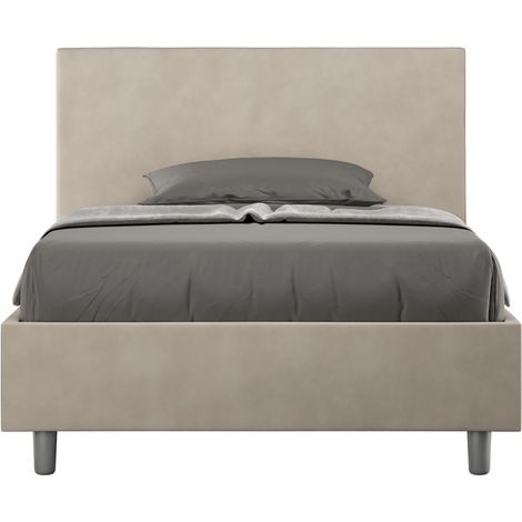 Letto 1 Piazza e Mezzo 120x190 cm Senza Rete Adele Sabbia (1/5)