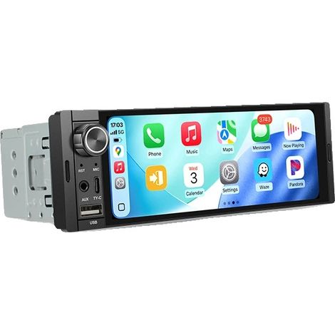 CarPlay, schermo HD, controllo touch, K40 cablato + microfono + telecamera (1/2)
