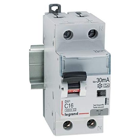 Legrand 411061 DX3 Interruptor diferencial blanco 16A 30mA