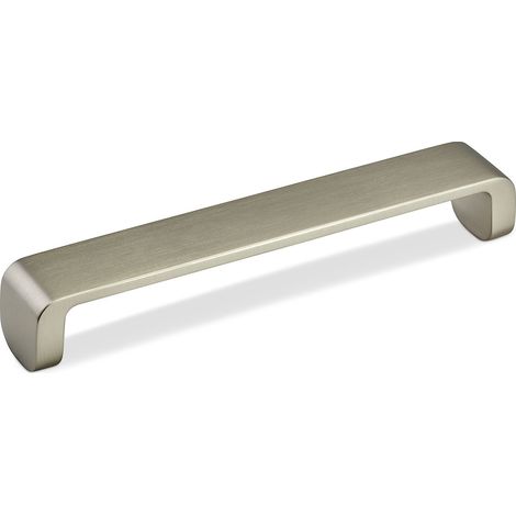 Bügelgriff DARIO BA 160 mm Aluminium Edelstahloptik matt inkl. Schrauben (1/2)