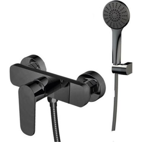 GRIFERIAS CLEVER monomando ducha cabel black cb.3542013.bk buades