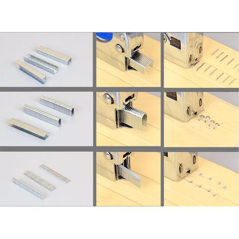 Pince agrafeuse manuelle en acier allié traité thermiquement, résistante à l'usure, cloueuse à pointes pour usage intérieur (1/5)