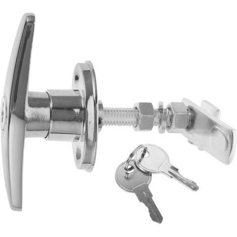 Serrure de sécurité Tofficu à clé en T pour armoires de 38 mm, lot (1/5)