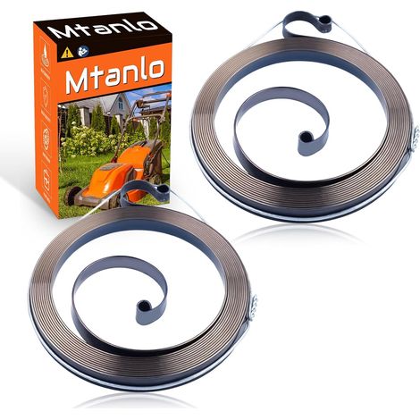 Ressort de lanceur de rappel 2 pièces pour Stihl BG45 BG46 BG55 BG65 BG85 HS45 4228 190 0600 (1/5)