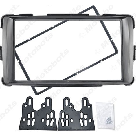 Compatible avec les Toyota Innova (modèles 2011 et suivants) : autoradio CD, cadre de modification, lecteur DVD, navigation, panneau audio 2DIN, nervures. (1/4)