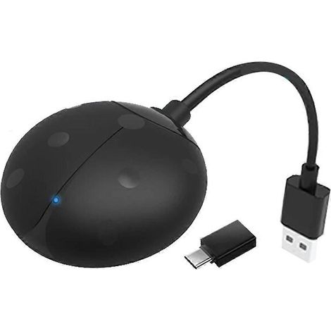 2-in-1 Wireless CarPlay Adapter, USB-Dongle, kabelgebundene Android Auto Multimedia-Box mit KI und Bluetooth Auto-Verbindung. (1/5)