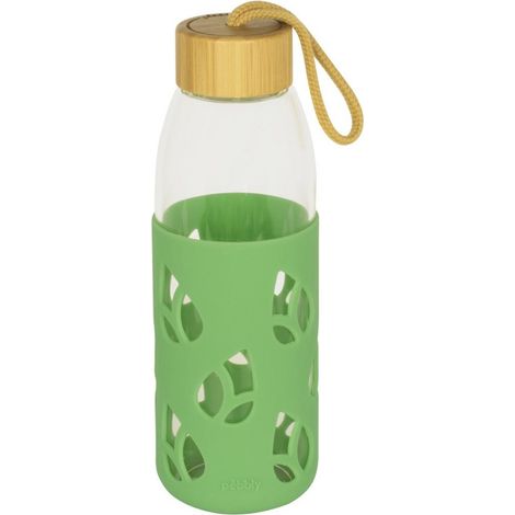 Bouteille nomade verre et silicone 55cl - Pebbly