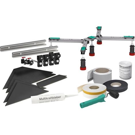 Ensemble de receveurs de douche MEPA BW-5 Maxi 3S+ pour receveurs de douche en acrylique