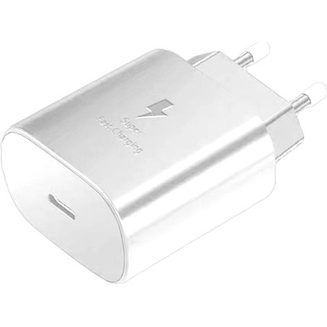 Adaptateur Secteur Usb-C - 25 W - Compatible Multi-Appareils - Charge Rapide - Pour Smartphone Tablette Ordinateur Portable - 1 Pièce (1/5)