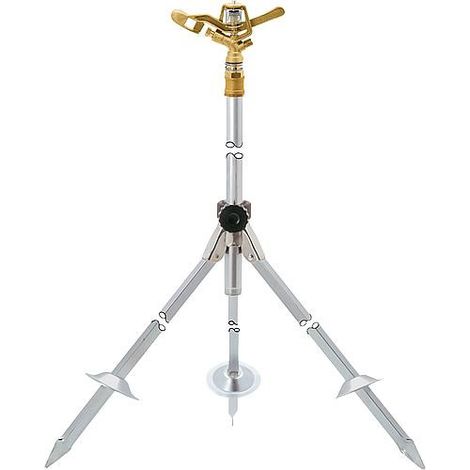 Arroseur asperseur V 35 S – Trépied réglable 700 à 1070 mm – Connexion G 3/4 pouce – Surface d'action 800 m² – Geka (1/2)