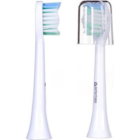 Brosse a dents - gratte-langue Oromed - KO SONIC BLACK - Embouts pour brosses Sonika Oro-Sonic - Noir