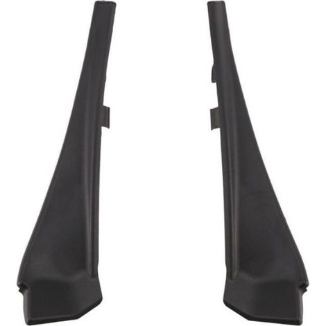 2 Plaque de déflecteur,Capot d'essuie-glace,ABS,Noir,Pour Xtrail T32 Rogue 2014-2020