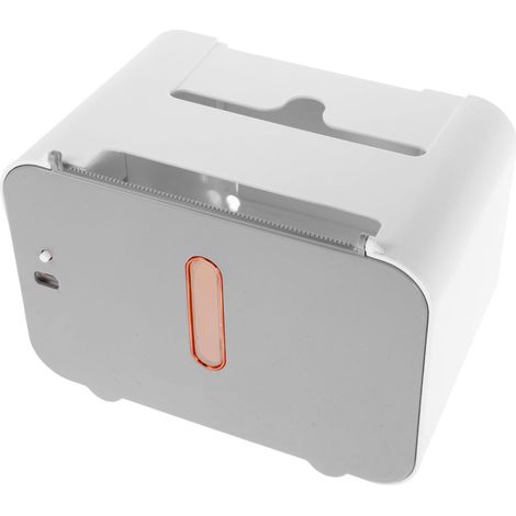 Porte-essuie-tout automatique à capteur, sans perçage, montage mural, grande capacité, élégant pour cuisine et salle de bain (1/4)