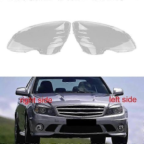für Mercedes-Benz W204 C180 C200 2008-2010 Linke transparente Scheinwerferabdeckung Autobahn