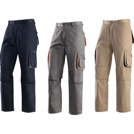 Pantalon de travail à deux tons Neri Willis - M - Bleu